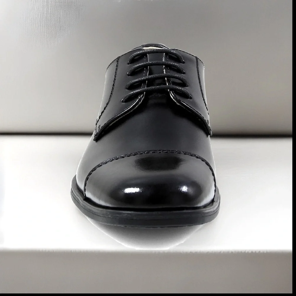 HOST PICK🙏Florsheim®Rolan Cap Toe Oxford Jr 💯Leather Memory Foam Bicycle Design